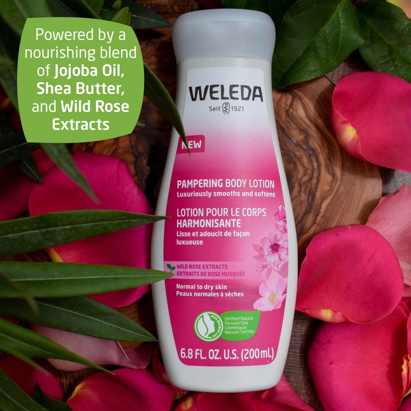 Weleda Pampering Wild Rose Body Lotion, Plant Rich Moisturizer with Wild Rose Oil, Jojoba Oil and Shea Butter, 6.8 Fl Oz (Pack of 1) - Image 5