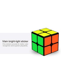 QiYi Qiyi Qidi Speed Cube 2x2- Smooth Bright-Light Sticker(Classic Colors) - 2x2x2 Puzzles Toys, The Most Educational Toy to Effectively Improve Child's Concentration and responsiveness.  - Image 3