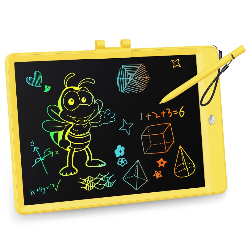 KOKODI تابلت كتابة LCD من كوكودي، لوح رسم ملون بحجم 10 بوصات، لوحات رسم إلكترونية قابلة للمسح وإعادة الاستخدام، لعبة تعليمية وتعلمية للأطفال من 3-6 سنوات، - Image 1