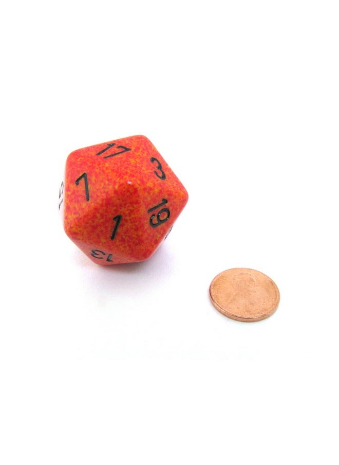 Chessex - Jumbo D20 Counter Speckled 34Mm Dice Fire - Image 1