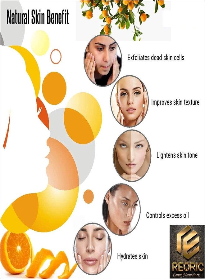 REORIC Orange Peel Powder | Santra Chilka for Oil Control and Glowing Skin | Vitamin C Rich Face Pack (100g, Pack of 1) - Image 3