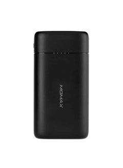 Momax Pocket-Sized External Battery Pack – Ultra-Portable Fast Charging Power Bank, USB-C & USB-A Compatible for iPhone, Android & More – Black  - Image 2