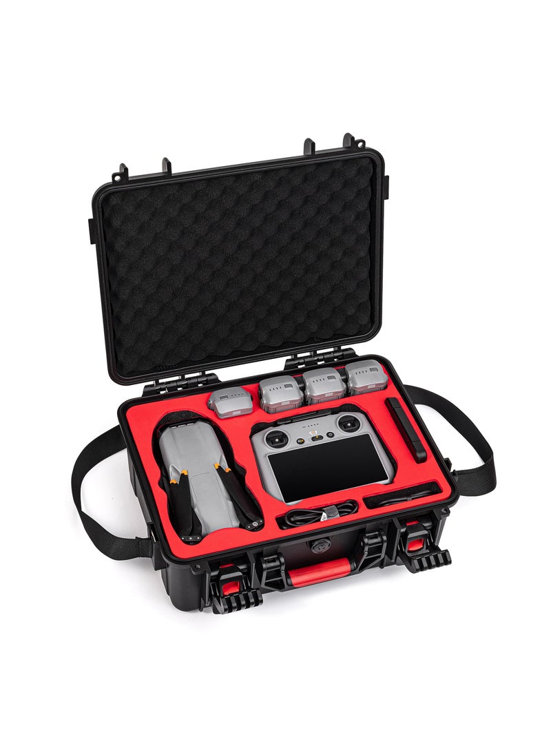 STARTRC STARTRC Air 3 Hard Case Waterproof Carrying Case for DJI Air 3 Fly More Combo with DJI RC 2/RC-N2 Controller, Drone Accessories, LV-AIR3CASE, Black  - Image 1