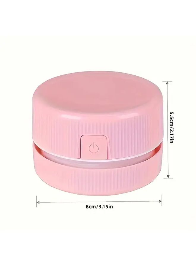 Mini Desktop Vacuum Cleaner Pink For Diamond Painting Spill Cleanup Organizer - Image 5