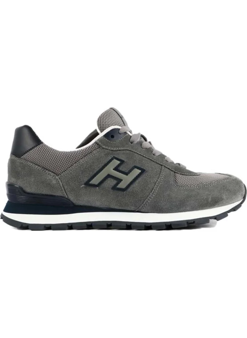 Hammer Jack 102 19250-M Peru Gray Leather Men's Sports Shoes