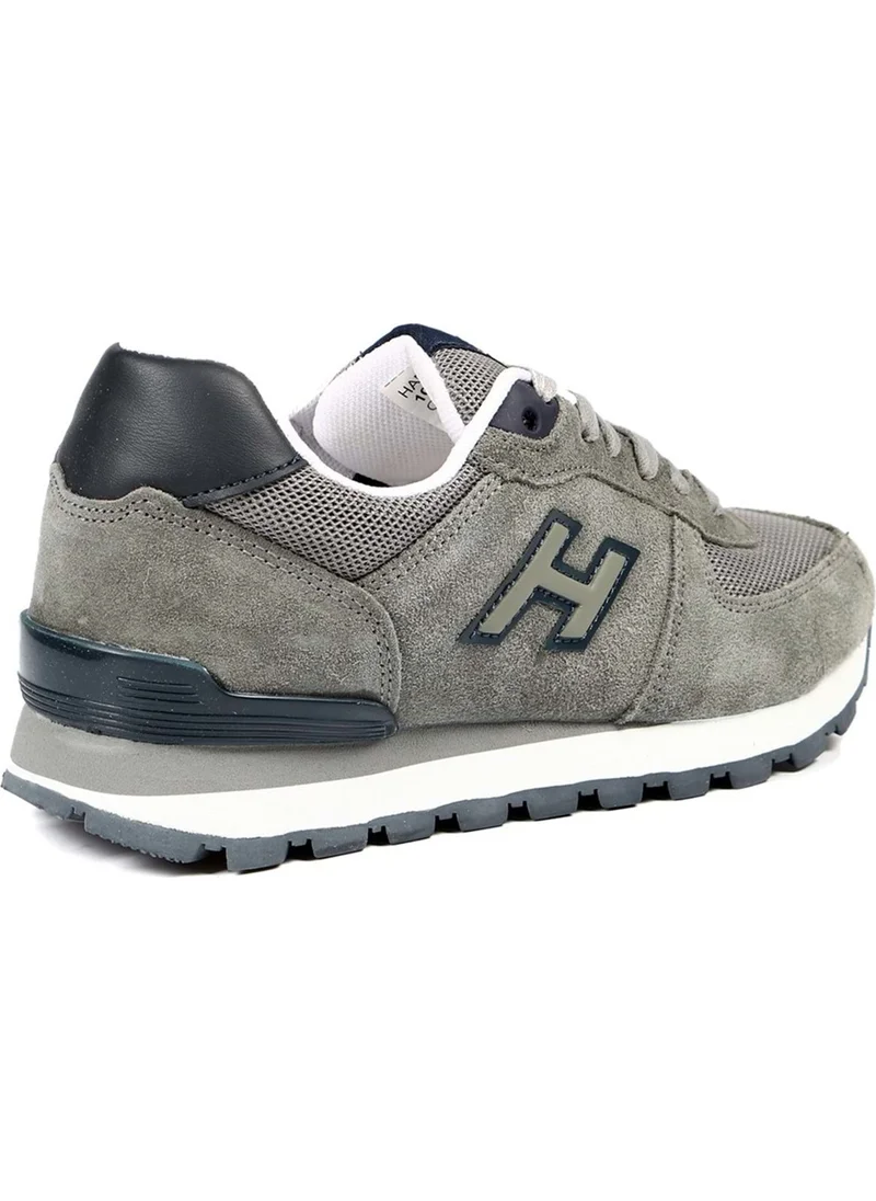 Hammer Jack 102 19250-M Peru Gray Leather Men's Sports Shoes