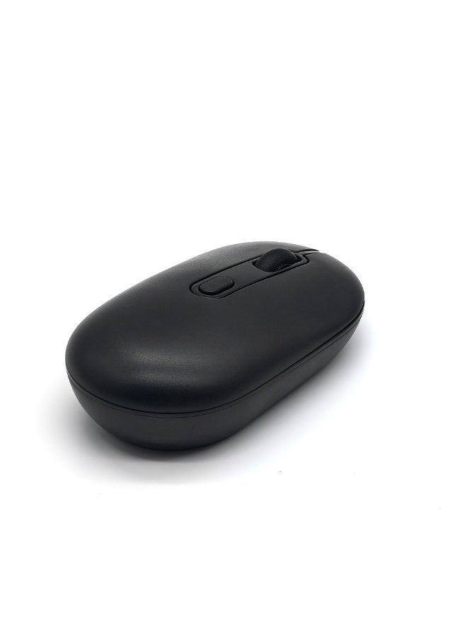 Wireless Bluetooth Gaming Mouse for Windows, Mac, IOS, Android, Dual Mode (Bluetooth 5.1 + USB 2.4Ghz) Mouse with USB Receiver, 800/1200/1600 DPI, Black  - Image 3