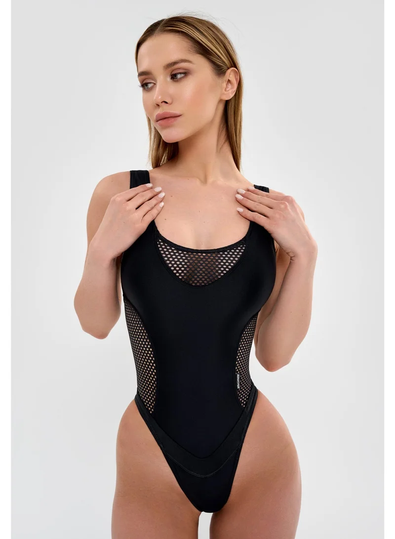 Bona Fide Sexy One Piece Swimsuit for Women – Mesh Monokini Bathing Suit – Slimming Beach Swimwear