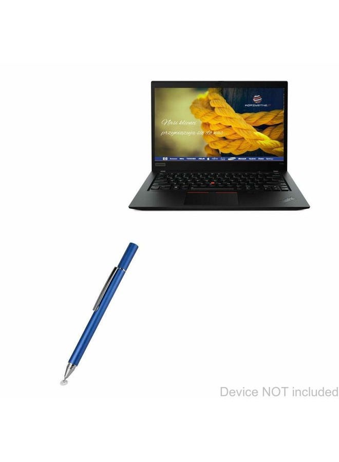 BoxWave Stylus Pen Compatible with Lenovo ThinkPad T14s (14in) - FineTouch Capacitive Stylus, Super Precise Stylus Pen for Lenovo ThinkPad T14s (14in) - Lunar Blue - Image 1