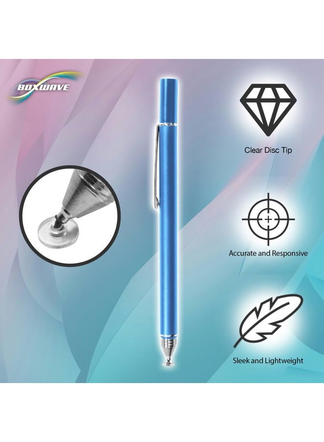 BoxWave Stylus Pen Compatible with Lenovo ThinkPad T14s (14in) - FineTouch Capacitive Stylus, Super Precise Stylus Pen for Lenovo ThinkPad T14s (14in) - Lunar Blue - Image 4