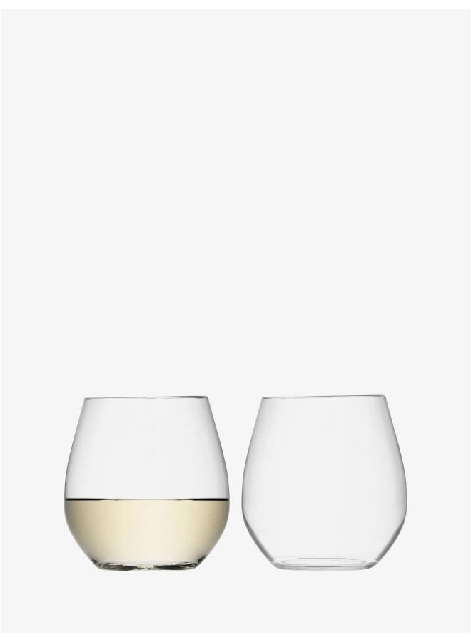 LSA International LS 583018 Transparant Wine Wijnglas Wit 370 ml Set van 2 Stuks - Image 1
