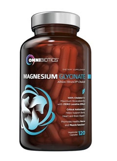 OmniBiotics Magnesium Glycinate 120 Vegetarian Capsules 