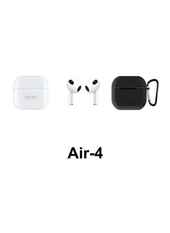 Haino Teko Air4 Wireless Bluetooth Earphones | High Bass Sound, Comfortable Fit, Long Battery Life, Hands-Free Mic | Ideal for Music, Calls, & Sports | Compatible with iOS & Android - Image 2