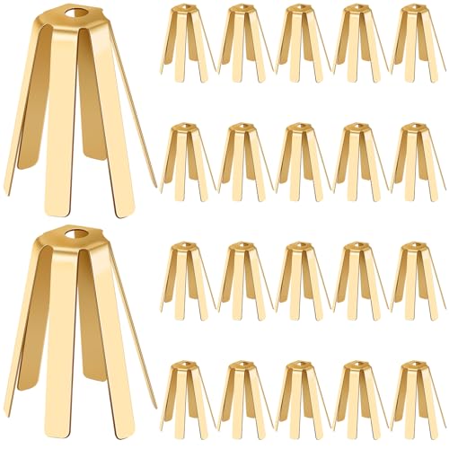 Sonwyoung 20 Pcs Universal Brass Golf Shaft Adapter Shims Fits. 335. 350. 355. 370 for All Shaft Accessories Adjustable Golf Adapter Shims(6 Legs) - Image 1