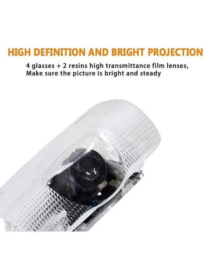 MVAQKLM  4 Pack LED Car Door Logo Light Projector, Welcome Laser Lights Car Door Courtesy Lights 3D Logo Door Lights White LED Projector Lamps for RXESGXLSLXISGSRCUX Series Lexus Door Light Replacement  - Image 4