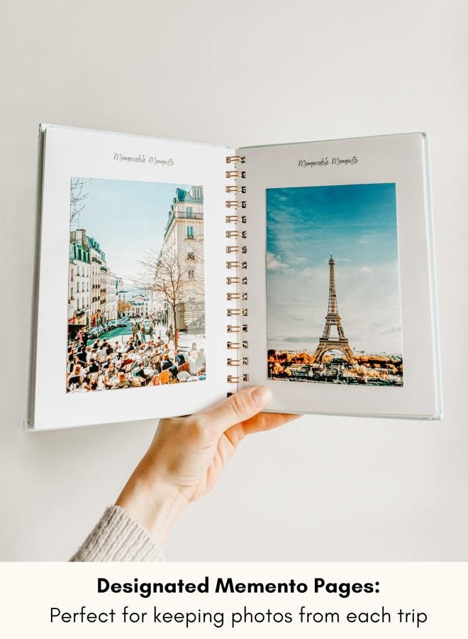 Lamare Travel Journal For Women - Cute Travel Notebook, Bucketlist, Roadtrip & Vacation Planner – Great and Fun Travel Planner Gift, Undated Travel Diary and Travel Planner Organizer for Women - Image 5