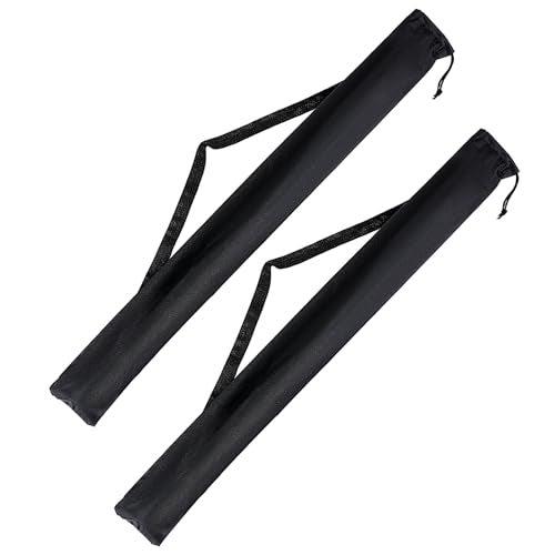 Styquenzer 2PCS Billiard Cue Stick Carrying Case, Snooker Storage Bag, 35 Inch Black Pool Cue Case - Image 1