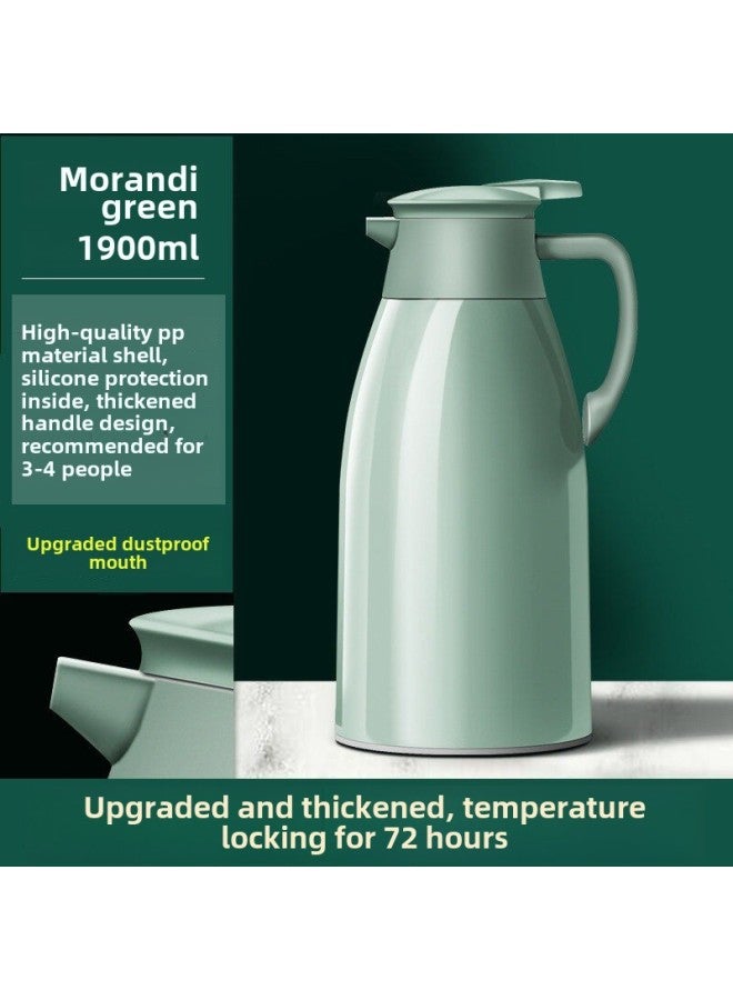 Thermal Pot Household Large Capacity Hot Water Bottle Kettle Office Thermos Glass Liner Kettle Gift LOGO-Color:Dust-proof Mouth Ivory White (reserved Customized)-Capacity:2.0L  - Image 5