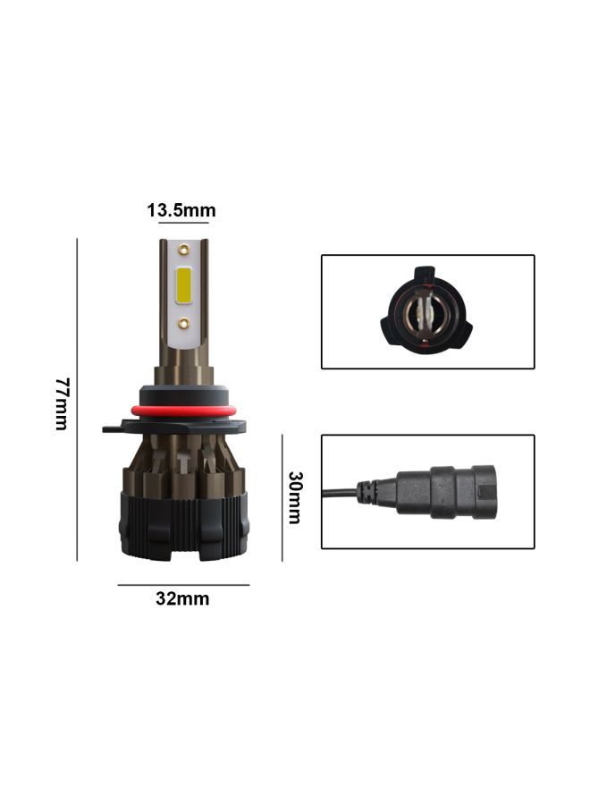 NIBEMINENT 2-Piece Car LED Headlight Bulbs  - Image 2