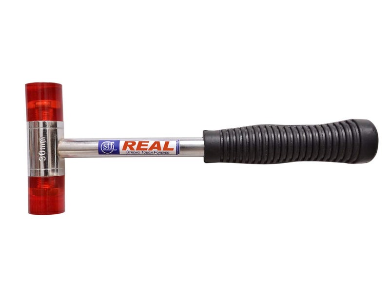 REAL stf Realstf Soft Face Hammer 30 MM with Steel Handle - Image 2