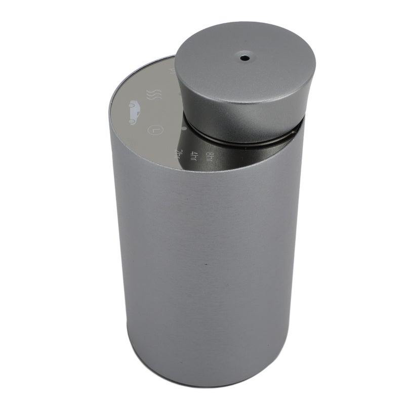 Car Diffuser Grey Portable Design - Silent Operating Adjustable Intensity Waterless Aromatherapy Diffuser for Car Travel Daily Commute - Image 5