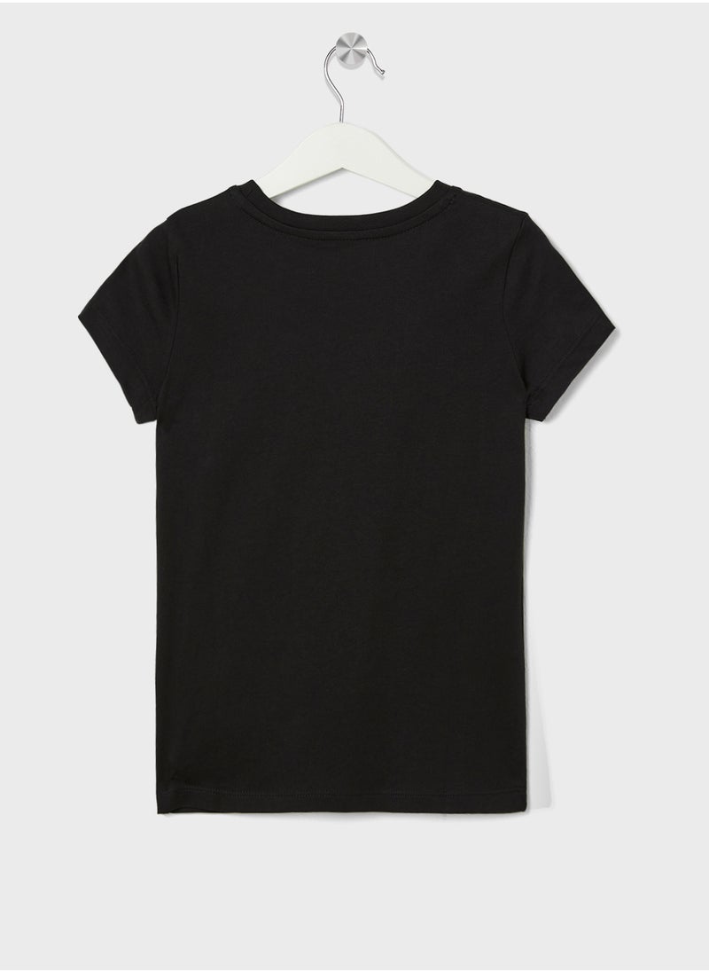 Calvin Klein Jeans Youth Graphic Logo Slim T-Shirt  - Image 2
