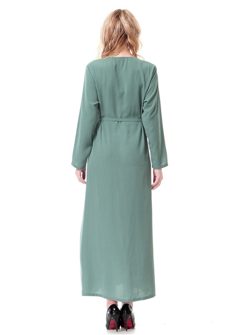 Loquat - Lady wool peach Dress - Image 1