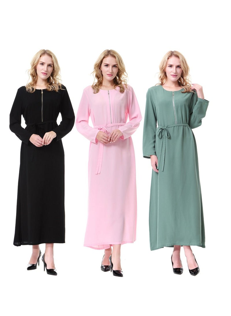 Loquat - Lady wool peach Dress - Image 1