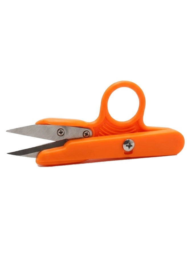 مقص خياطة احترافي لقص الخيوط بشفرات حادة من الفولاذ المقاوم للصدأ - أداة يدوية خفيفة الوزن بمقبض بلاستيكي لقص الخيوط بدقة، والخياطة، والتطريز، والخياطة اليدوية، والاستخدام المنزلي للأعمال اليدوية - Image 1