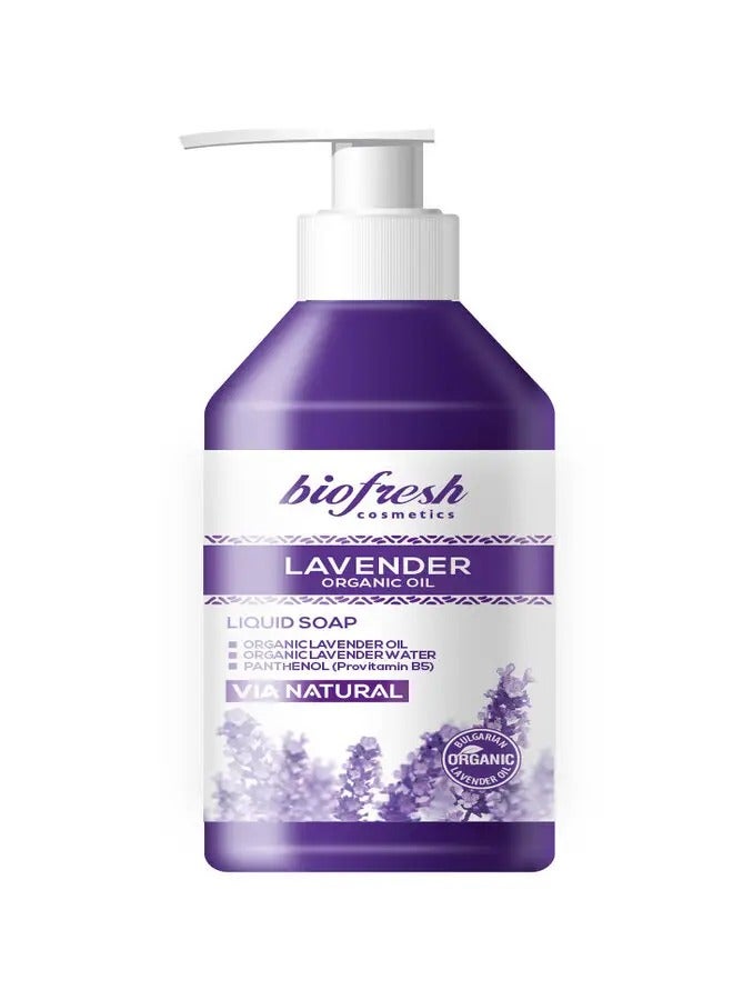 LAVENDER ORGANIC OIL LIQUID SOAP 300ML