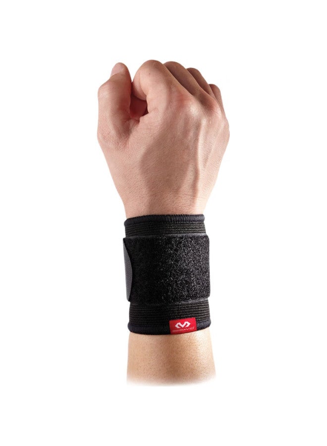 McDavid دعم المعصم للياقة البدنية لكرة السلة والريشة 513 قابل للتنفس ضغط للرجال والنساء، أسود، L/Xl - Image 2