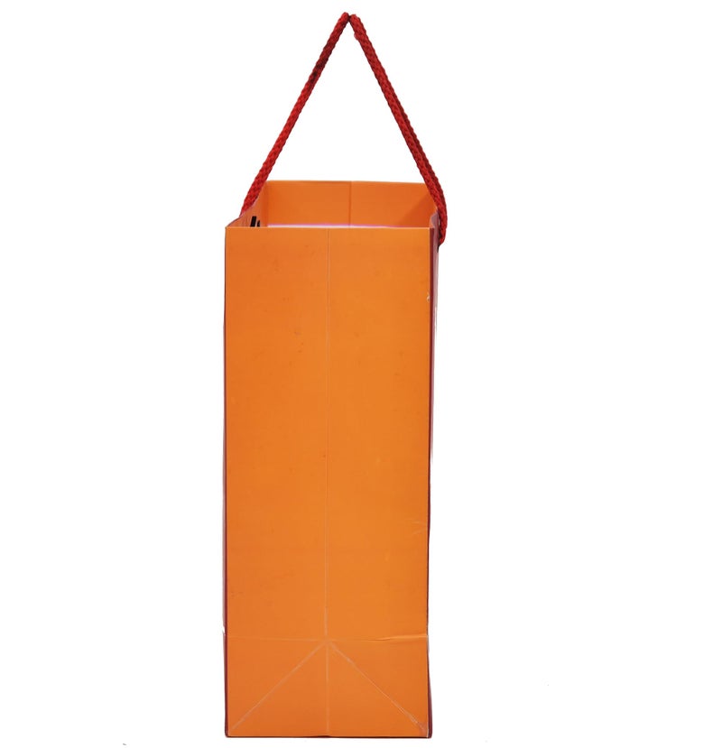 PPJ ® -HAPPY DURGA PUJA / NAVRATRI / DURGA ASHTMI / DURGOTSAVA/ DURGA MAHOTSAV (10 Pcs.) PAPER CARRY BAG, 10 Inch X 14 Inch X 4 Inch for HOLI FUNCTION/ /RETURN GIFTS/ DIWALI /GANESH CHATURTHI / GANPATI GIFT BAGS/GIFT COVERS(Pack of 10) - Image 3