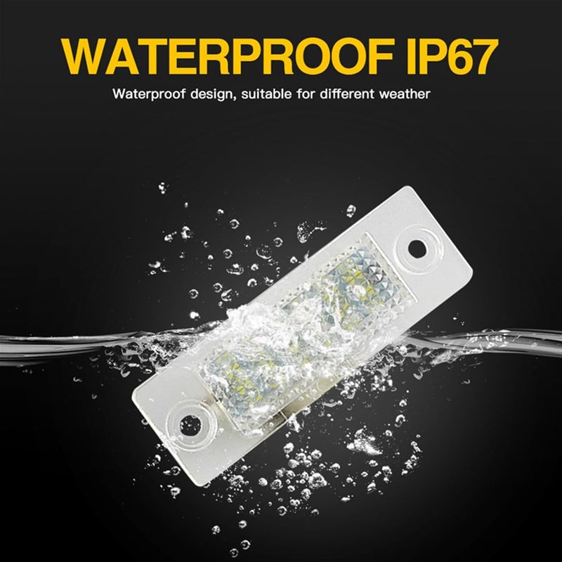 Vuzmode 2PCS 12V LED Car License Plate Light - Image 3