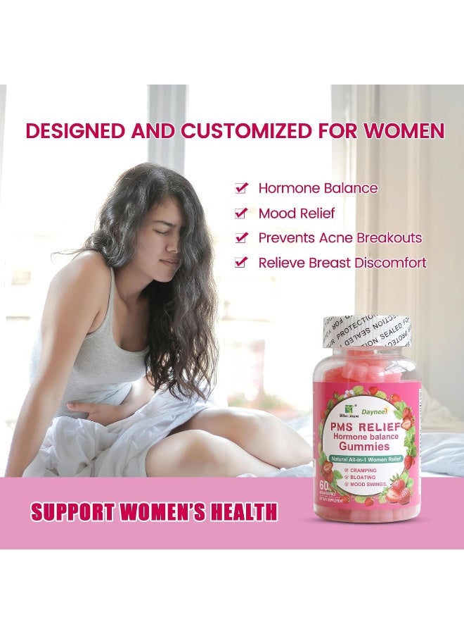 Wins Town حلوى تخفيف متلازمة ما قبل الحيض للنساء - 60 حبة - Image 3