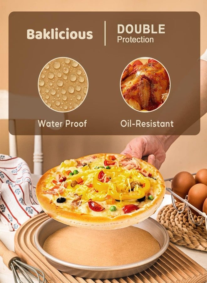 Baklicious 250Pcs 8 Inch Parchment Paper Rounds. Non Stick Round Parchment Paper, Baking Parchment Circles for Cake Baking, Patty Separating, Tortilla Wrapping - Image 5