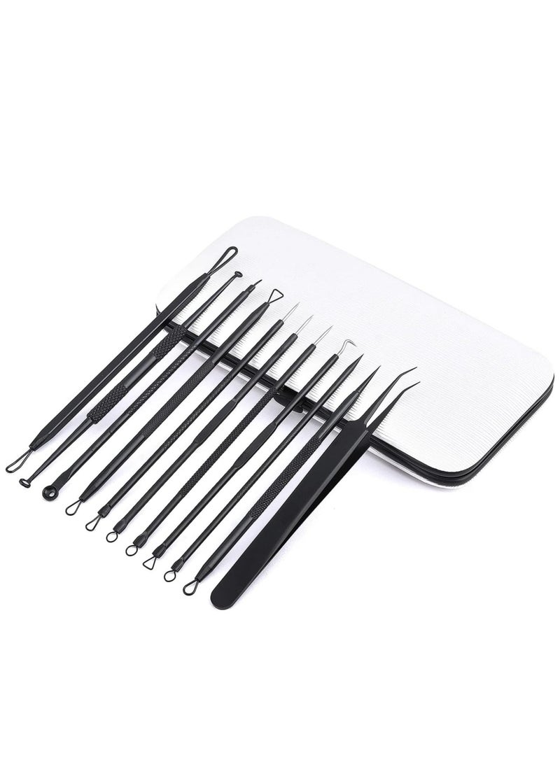 Y&D Pimple Popper Tool Kit, 10 Pcs Blackhead Remover Zit for Blemish, Teenitor Extractor and Safe Treatment Acne Kit Black Head Extractions Comedone  - Image 3