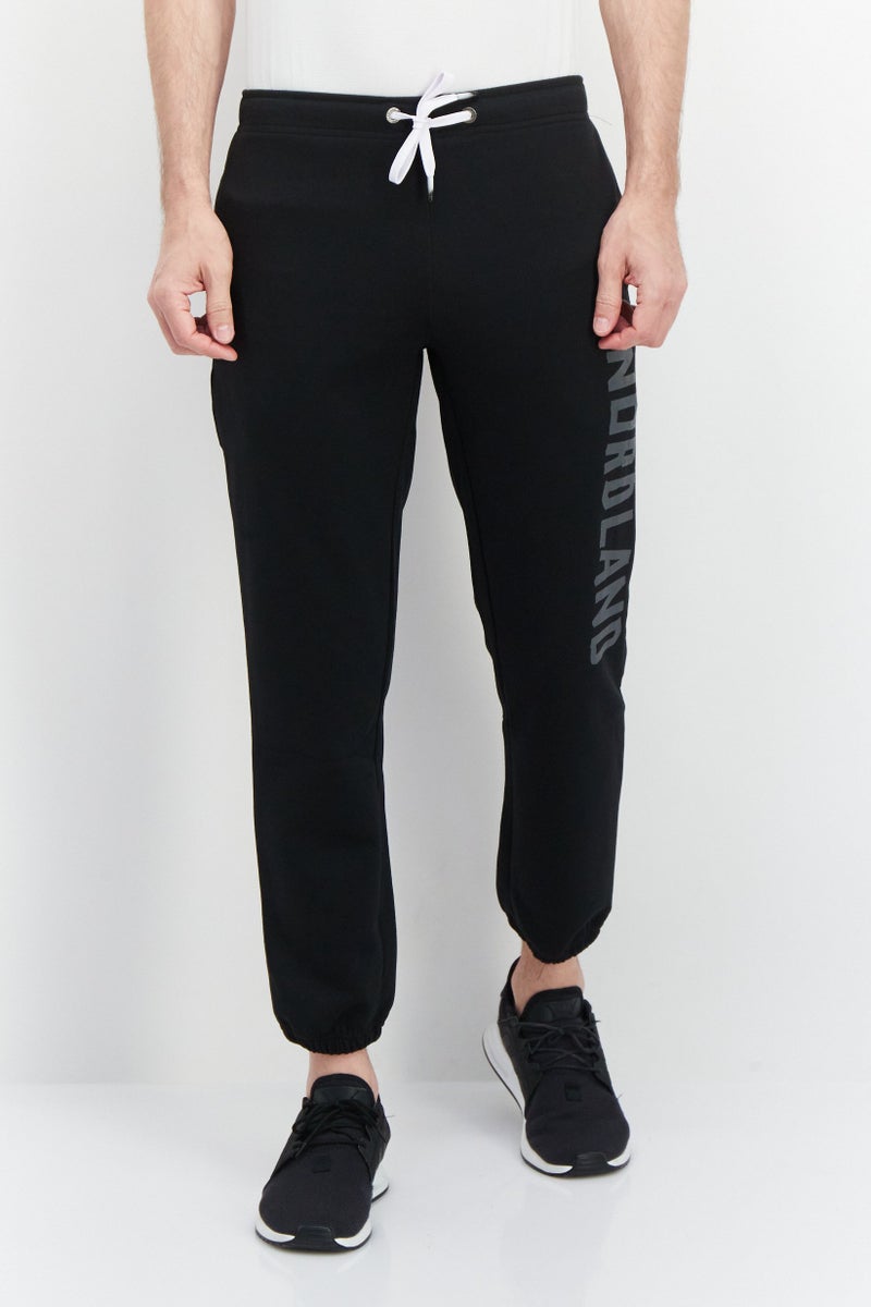 Nordland Men Sportswear Fit Outdoor Sweatpants, Black  - Image 1