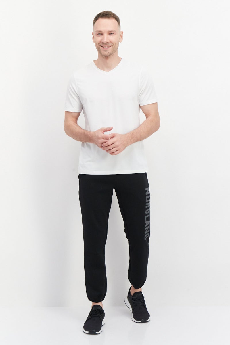 Nordland Men Sportswear Fit Outdoor Sweatpants, Black  - Image 3