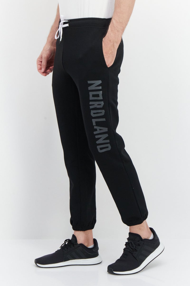 Nordland Men Sportswear Fit Outdoor Sweatpants, Black  - Image 4