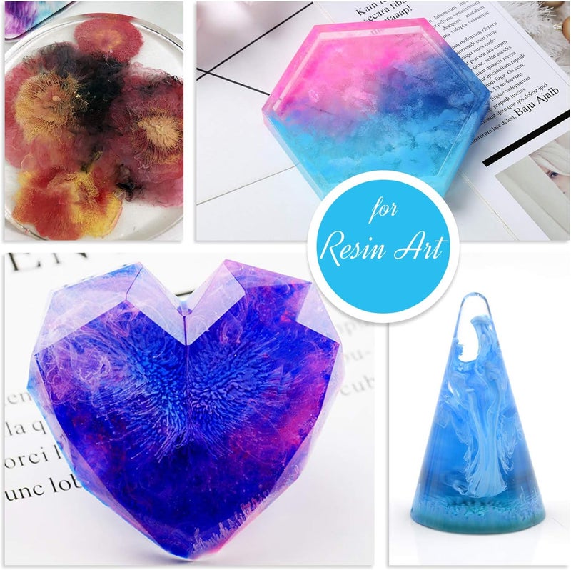 DecorRom Alcohol Ink Set - 24 Vibrant Colors for Resin Art, Petri Dish Making, Epoxy Painting - Concentrated Alcohol-Based Paint Color Dye for Tumbler Making - 24 x 10ml/.35oz - Image 3