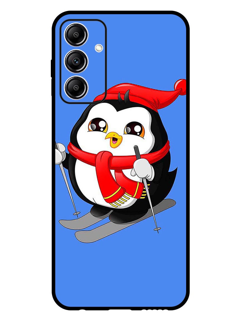 Theodor - Protective Case Anti Scratch Shock Proof Bumper Cover For Samsung Galaxy A55 Skating Penguin - Image 1