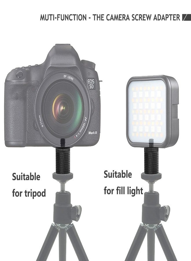 Frgyee 12 Pcs 1/4" 3/8" Camera Screws Adapter, Tripod Screw Adapter Converter Light Stand Adapter for DSLR Camera Tripod Mount, Shoulder Rig, Flash Light Stand, GoPro Tripod Mount - Image 3