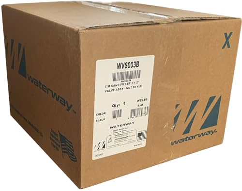 Waterway Plastics WVS003B Swimming Pool Sand Filter Multiport Valve Split Nut Style, Black - Image 3