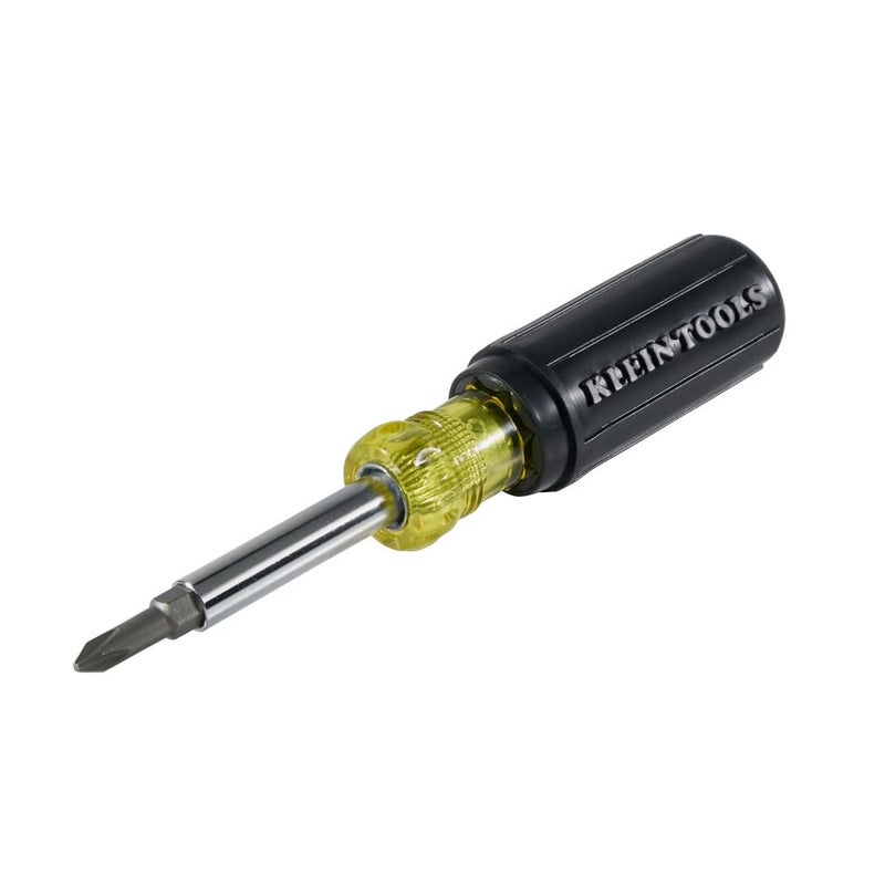 Klein Tools 32476 5-In-1 Multi-Bit Screwdriver / Nut Driver with 2 Slotted, 2 Philips, and 1 Nut Driver Tip - Image 4