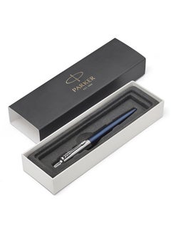 Parker Pen Company Parker Jotter Ball Point Pen, Blue with Chrome Trim, Medium Point  Ink, Gift Box (Made in France)  - Image 2