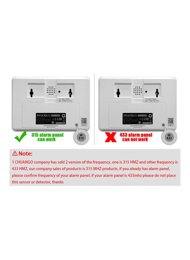 Wireless Remote Call on For Help Security Alarm System White/Red - Image 4