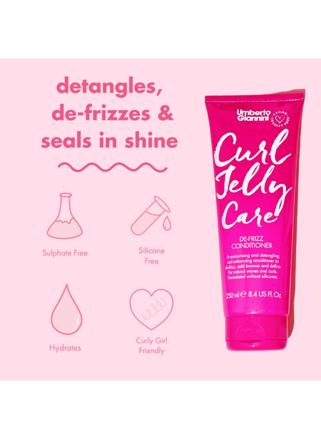 Umberto Giannini بلسم جل لفك تشابك الشعر المجعد - يرطب ويفك تشابك التجاعيد، يترك الشعر ناعماً ومرناً وسهل التحكم (250 مل) - Image 5