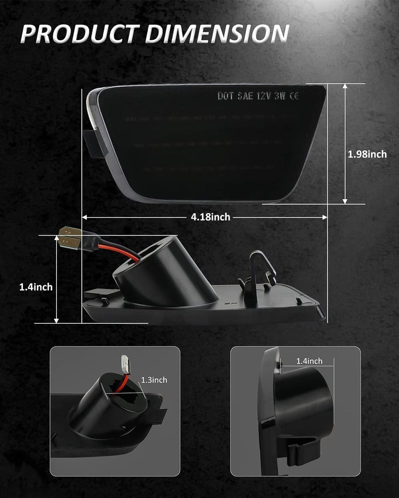 Bestview مجموعة مصابيح LED الجانبية من بيستفيو لسيارة شيفروليه كروز - Image 4