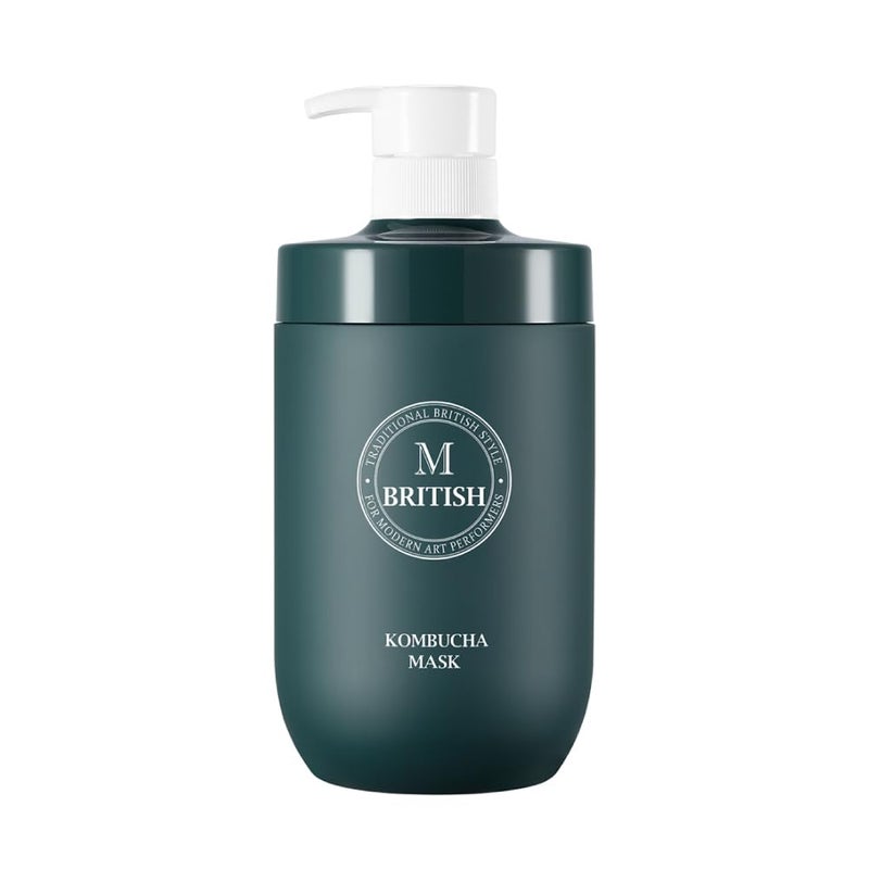 BRITISH M Kombucha Hair Mask 25.36 fl.oz â€“ Hydrating & Restorative Treatment for Damaged Hair - Image 2