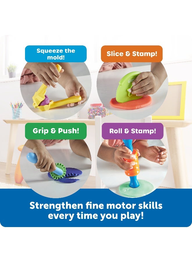 Learning Resources Helping Hands Tactile Tools (Set Of 6, Textured Motor Tools, Ages 3+) - Image 3